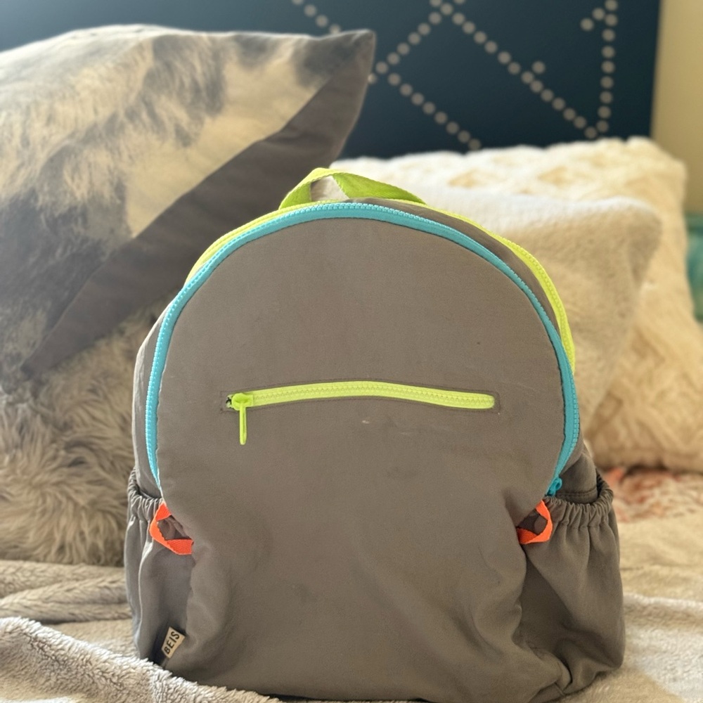 The Kids Backpack in Gray by BEIS